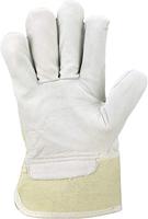 Asatex Handschoen | maat 10,5 naturelle kleuren | Rundnerfleer | PSA-categorie II | 12 paar - ADLER-C/105 - ADLER-C/105 - thumbnail