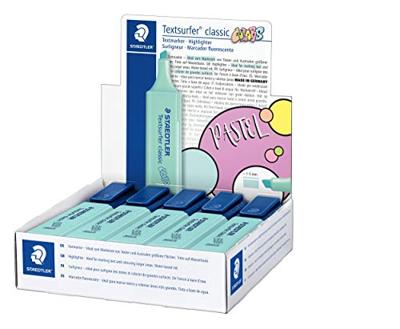 Fluoriscerende Markeerstift Staedtler Textsurfer Classic Pastelblauw (10 Stuks)