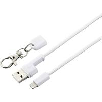 Renkforce Apple iPad/iPhone/iPod aansluitkabel [1x USB 2.0 stekker A - 1x Apple Lightning-stekker] 0,95 m wit - thumbnail