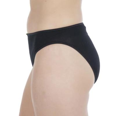 3367 dames bikini slip - Elastisch katoen dames onderbroek- Mini slip wit en zwart