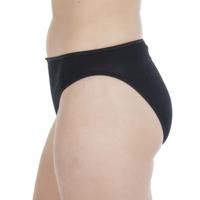 3367 dames bikini slip - Elastisch katoen dames onderbroek- Mini slip wit en zwart - thumbnail