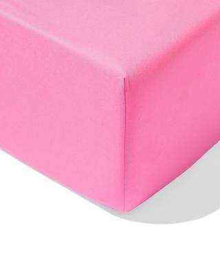 HEMA Hoeslaken 140x200cm zacht katoen felroze (felroze)
