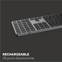 Draadloos toetsenbord - Platte toetsen - MOBILITY LAB - KP430W - AZERTY - FR - Zwart - thumbnail