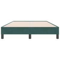Bedframe zonder matras 120x220 cm fluweel donkergroen - thumbnail