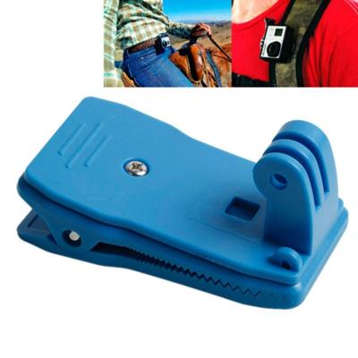 TMC 360 graden draaiend rugzak Rec-Mounts Clip klem Mount voor GoPro HERO4 / 3 + / 3 / 2 / 1(blauw)