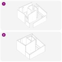 Tuin Bloempot Olijfgroen 60 x 60 x 50 cm Staal - thumbnail