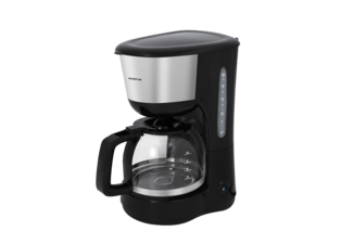 Koffiezetapparaat Inventum 1.25liter zwart met rvs