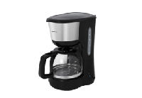 Koffiezetapparaat Inventum 1.25liter zwart met rvs - thumbnail