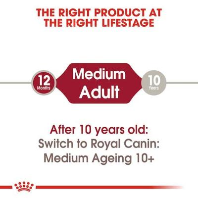 Royal Canin Medium Adult natvoer hond (in saus) 1 doos (10 x 140 g)
