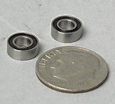 Ball bearing 4 x 8 x 3mm zz (2 pcs)