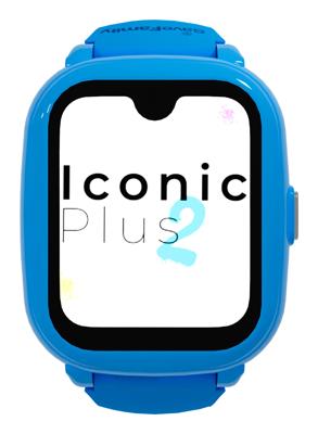 SaveFamily ICONIC PLUS 2 .connected horloge met GPS voor kinderen, WhatsApp, Spotify, AI, videogesprekken, muziek, Bluetooth, App Store, SOS, chatten, beveiligde zone (stijl Bubble Bubble)