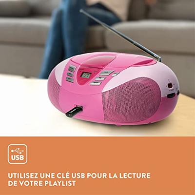 Lenco SCD37 Draagbare Radio/CD-Speler Roze Lenco SCD37 Draagbare Radio/CD-Speler Roze