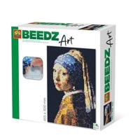 SES Creative Beedz Art Strijkkralen Meisje met de Parel 45.5x30 cm 7000 Stuks - thumbnail