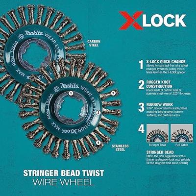 Makita Accessoires Rondborstel 115mm X-LOCK rvs - D-73368 D-73368