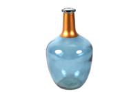 Decostar Countryfield Fles convex Babet S blauw/koper - thumbnail