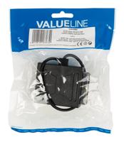 21p scart adapter 0.2m zwart - thumbnail