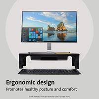 Kensington SmartFit monitorstandaard met lade, zwart - thumbnail