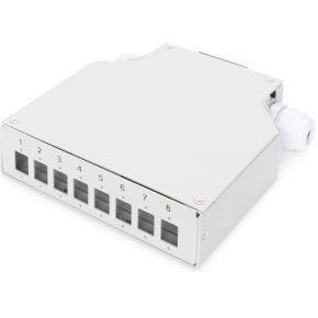 Digitus DN-96891 DIN-railadapter 8 poorten Zonder connectoren