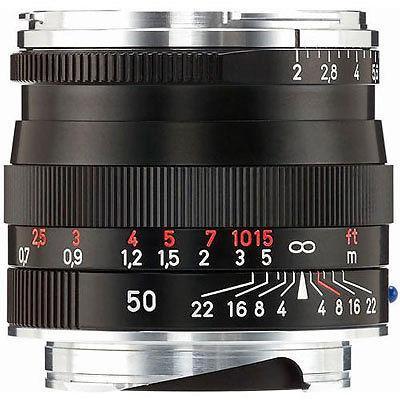Zeiss 50mm F/2.0 Planar T* zwart ZM (Zeiss-Leica)