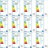 Smartwares Wandleuchte Classico Aluminium/Glas/schwarz 10.009.09 Buitenlamp (wand) E27 Zwart - thumbnail