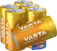 Varta LONGLIFE C Folie 6 C batterij (baby) Alkaline 1.5 V 7600 mAh 6 stuk(s) - thumbnail
