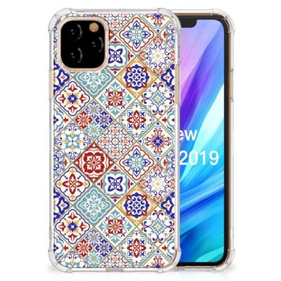 Apple iPhone 11 Pro Anti-Shock Hoesje Tiles Color Apple iPhone 11 Pro Anti-Shock Hoesje Tiles Color