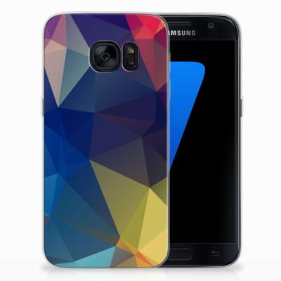 Samsung Galaxy S7 | TPU Hoesje | Polygon Dark Samsung Galaxy S7 | TPU Hoesje | Polygon Dark