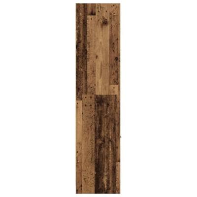 Apothekerskast 30x41x174,5 cm bewerkt hout oud houtkleurig
