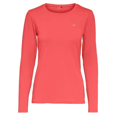 Only Play Clarissa lange mouwen Trainingsshirt koraal maat:xs