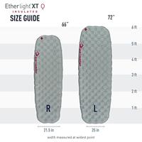 Sea to summit Ether Light Xt Insulated Slaapmat Dames Dark Grey Regular - thumbnail