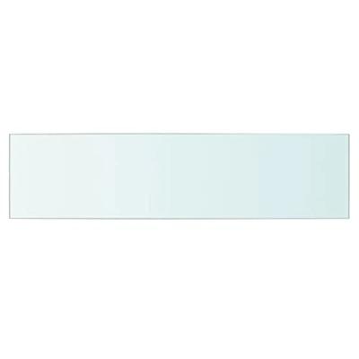 Wandschap transparant 110x20 cm glas - thumbnail