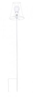 Esschert Design vloerlantaarn theelicht 25,2 x 137 cm staal wit Esschert Design vloerlantaarn theelicht 25,2 x 137 cm staal wit