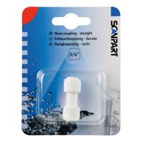 Scanpart 1120000007 Slangkoppeling Recht 1/4" - thumbnail