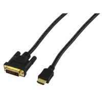 HDMI - DVI kabel verguld [diverse lengtes] - thumbnail