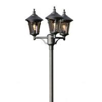 KonstSmide Klassieke lantaarnkapVirgo 3-lichts zwart - 573-750 - thumbnail