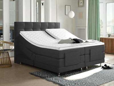 Dreamhouse - Arizona Elektrische Boxspring - Antraciet - 180 x 200 / met montage