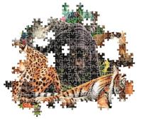 Clementoni legpuzzel wild cats, 500st. - thumbnail