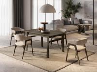 Verlengbare eettafel PLOTY 149>269 cm donkere eik - thumbnail