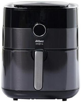 arzum AR2074-G Airfryer 6 l Timerfunctie, Oververhittingsbeveiliging Zilver, Zwart