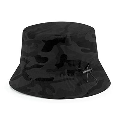 Beechfield CB84R Recycled Polyester Bucket Hat - Midnight Camo - L/XL