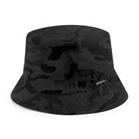 Beechfield CB84R Recycled Polyester Bucket Hat - Midnight Camo - L/XL - thumbnail