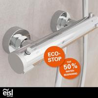 EISL douchemengkraan claudio thermostatisch chroomkleurig - thumbnail