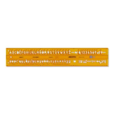 Aristo AR-5301/7 Lettersjabloon 7mm H-profiel Schriftvorm B Recht