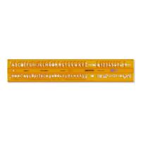 Aristo AR-5301/7 Lettersjabloon 7mm H-profiel Schriftvorm B Recht - thumbnail