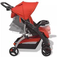 vidaXL Buggy 102x52x100 cm rood - thumbnail