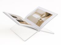 XEMM Boekenstandaard - Acryl - Transparant - 34,5 x 24 x 14 cm - thumbnail