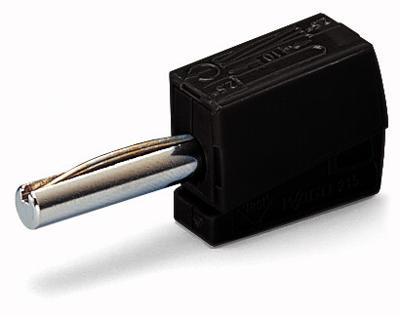 WAGO 215-311 Banaanstekker Stekker, recht Stift-Ø: 4 mm Zwart 1 stuk(s)