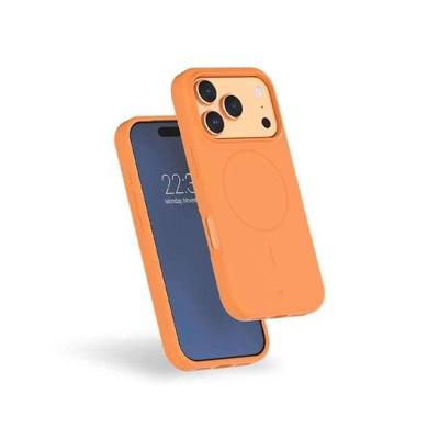 MagSafe-hoesje - iPhone 17 Pro - Verstevigd siliconen - Oranje