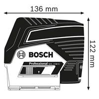 Bosch Laserkl.2 Lijnlaser Incl. laserontvanger Reikwijdte (max.): 50 m - thumbnail