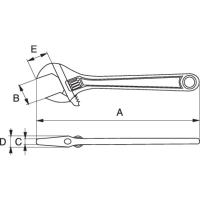 Bahco Moerpijpsleutel 308mm - 9073 P Bahco Moerpijpsleutel 308mm - 9073 P